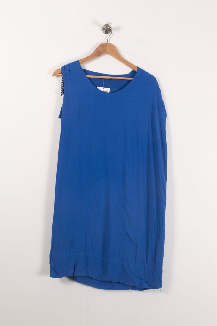 Robe Droite Bleue - Taille XS/34 de la marque Comptoir des Cotonniers | PARAD92350 - Vendu par Paradigme - Image 2