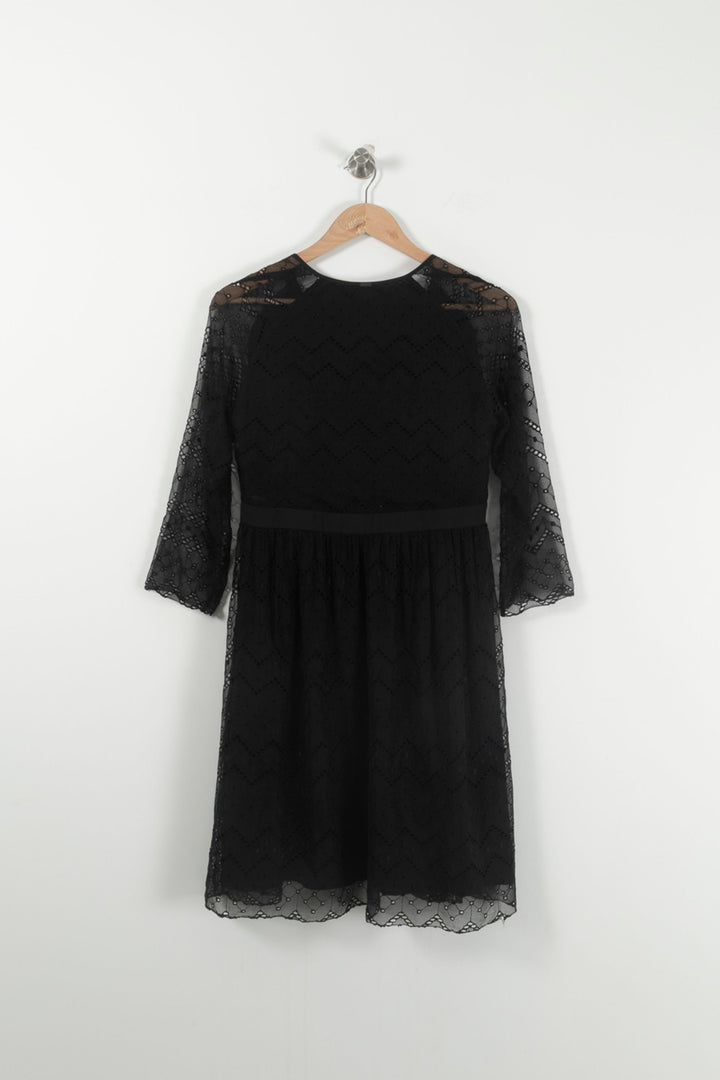 Robe Courte Noire - Taille S/36 de la marque IKKS | PARAD92351 - Vendu par Paradigme - Image 4