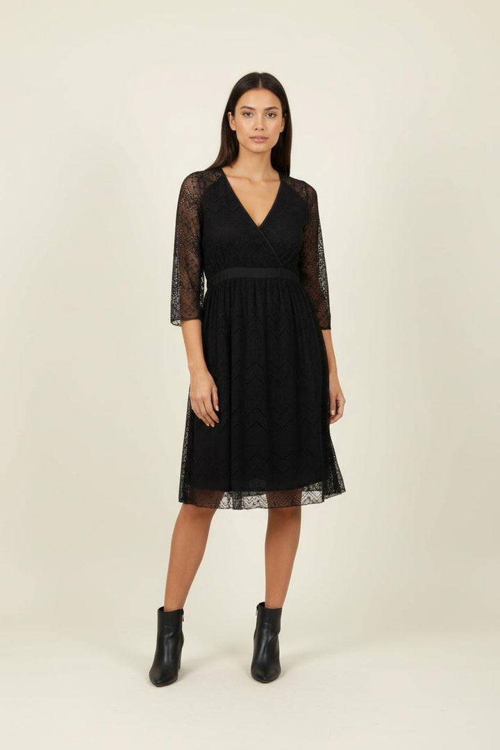 Robe Courte Noire - Taille S/36 de la marque IKKS | PARAD92351 - Vendu par Paradigme - Image 1