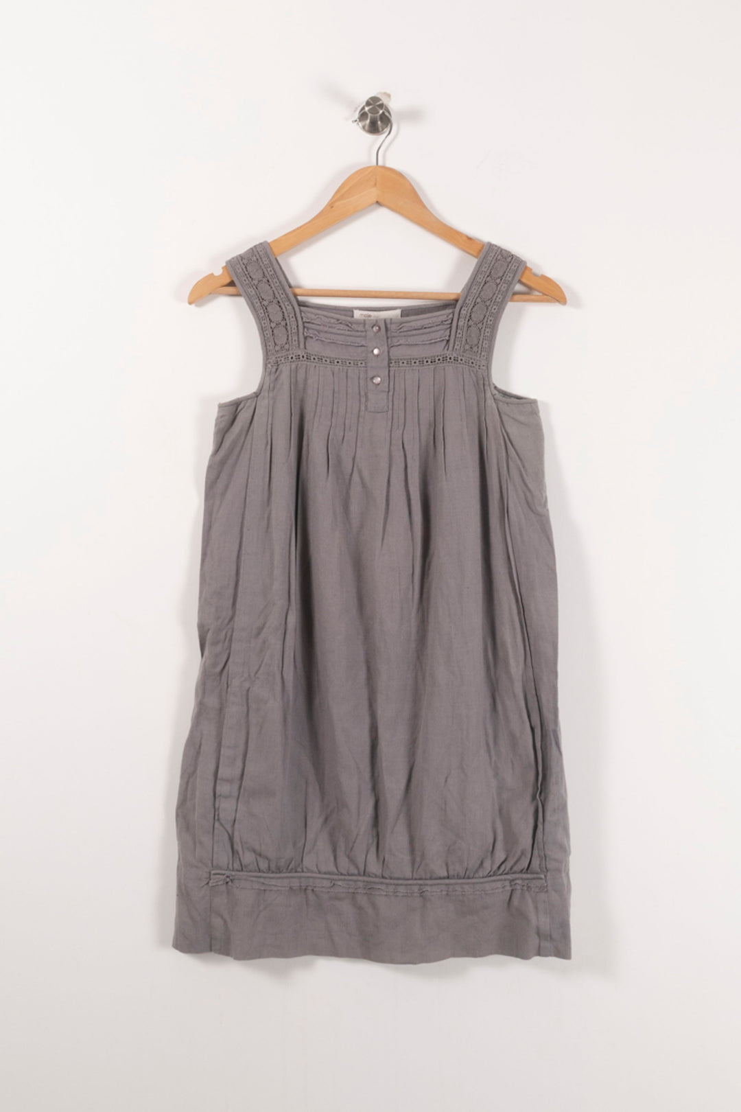 Robe Courte Grise - Taille XS/34 de la marque Maje | PARAD92352 - Vendu par Paradigme - Image 2