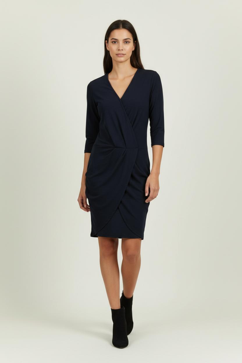 Robe Portefeuille Bleue - Taille XS/34 de la marque IKKS | PARAD92362 - Vendu par Paradigme - Image 1