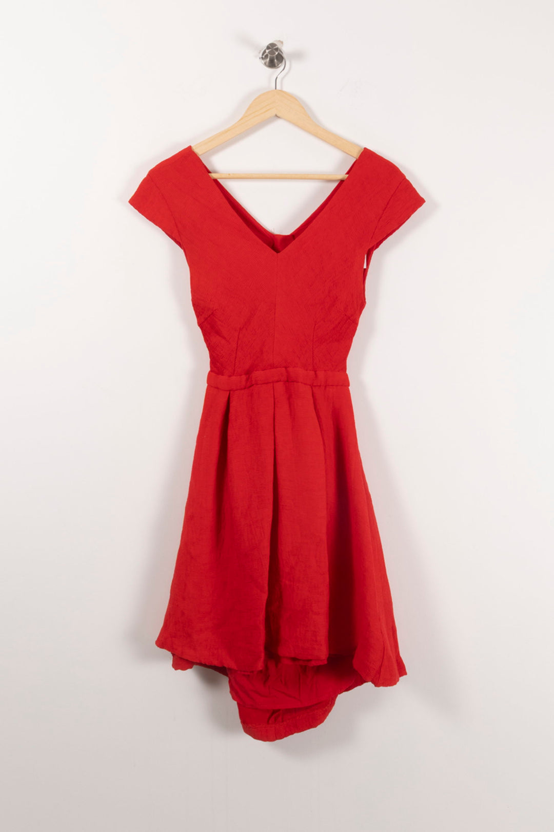 Robe Évasée Rouge - Taille S/36 de la marque Suncoo | PARAD92363 - Vendu par Paradigme - Image 2