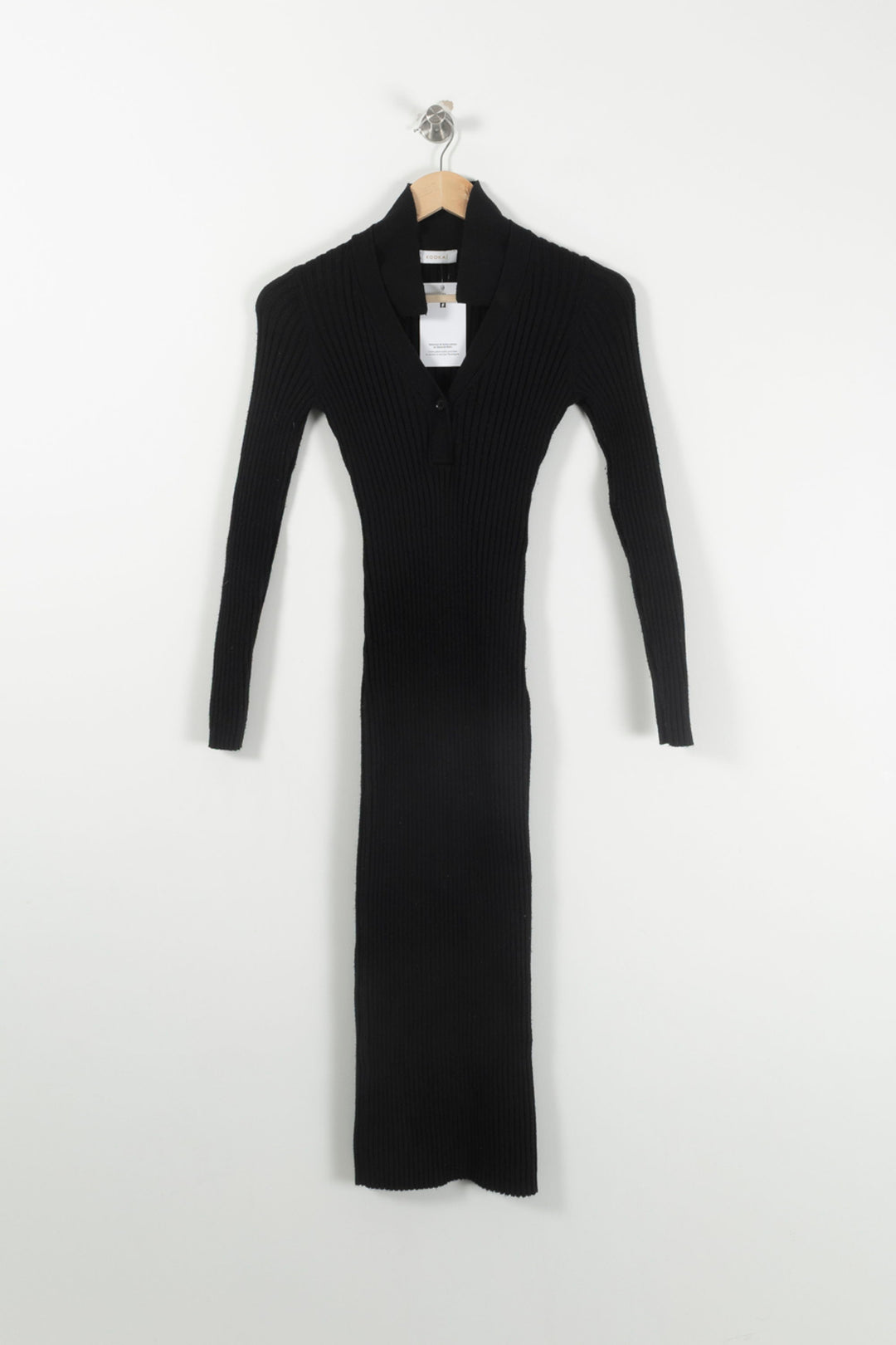 Robe Pull Noire - Taille S/36 de la marque Kookai | PARAD92377 - Vendu par Paradigme - Image 2