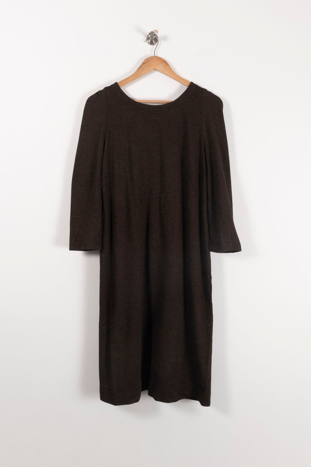 Robe Droite Marron - Taille M/38 de la marque Comptoir des Cotonniers | PARAD92379 - Vendu par Paradigme - Image 2
