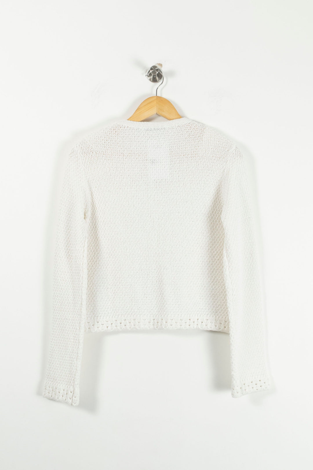 Gilet Blanc - Taille S/36 de la marque La Fée Maraboutée | PARAD92381 - Vendu par Paradigme - Image 4