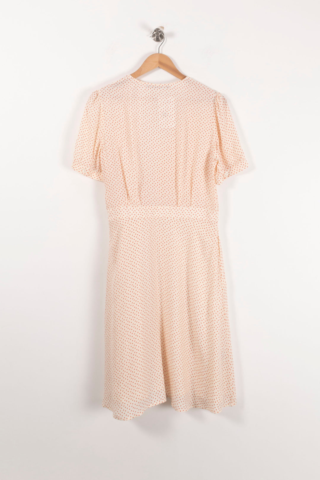 Robe Midi Beige à Pois Rouges - Taille L/40 de la marque Comptoir des Cotonniers | PARAD92383 - Vendu par Paradigme - Image 4