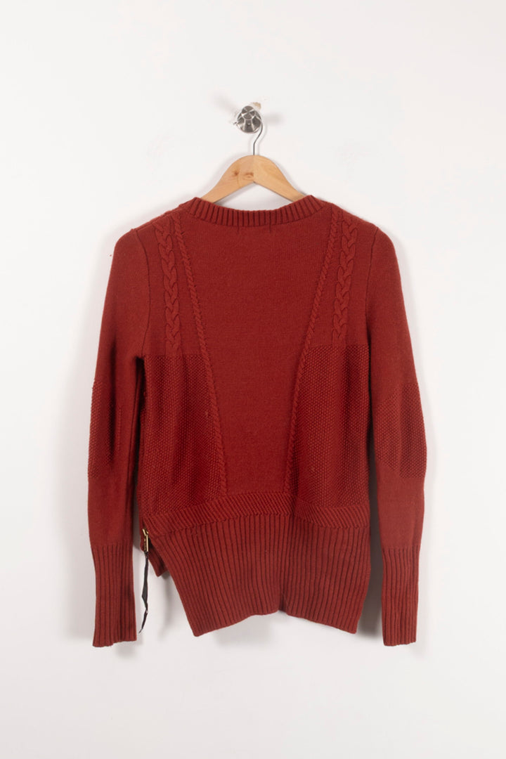 Pull Bordeaux - Taille S/36 de la marque The Kooples | PARAD92388 - Vendu par Paradigme - Image 4