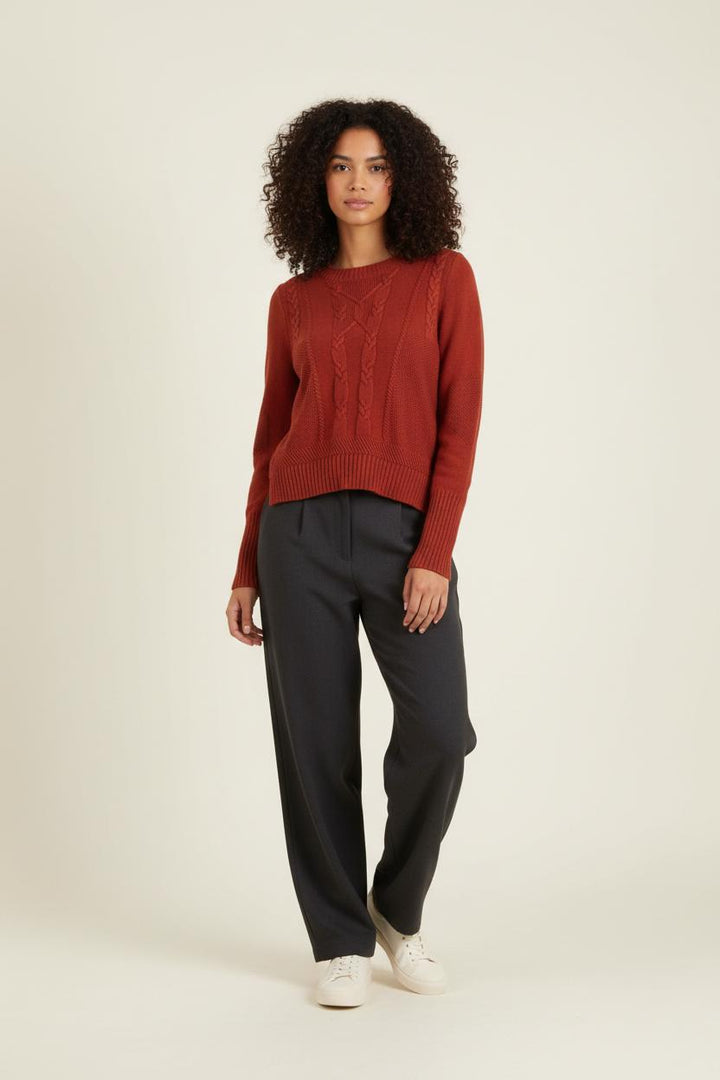 Pull Bordeaux - Taille S/36 de la marque The Kooples | PARAD92388 - Vendu par Paradigme - Image 1