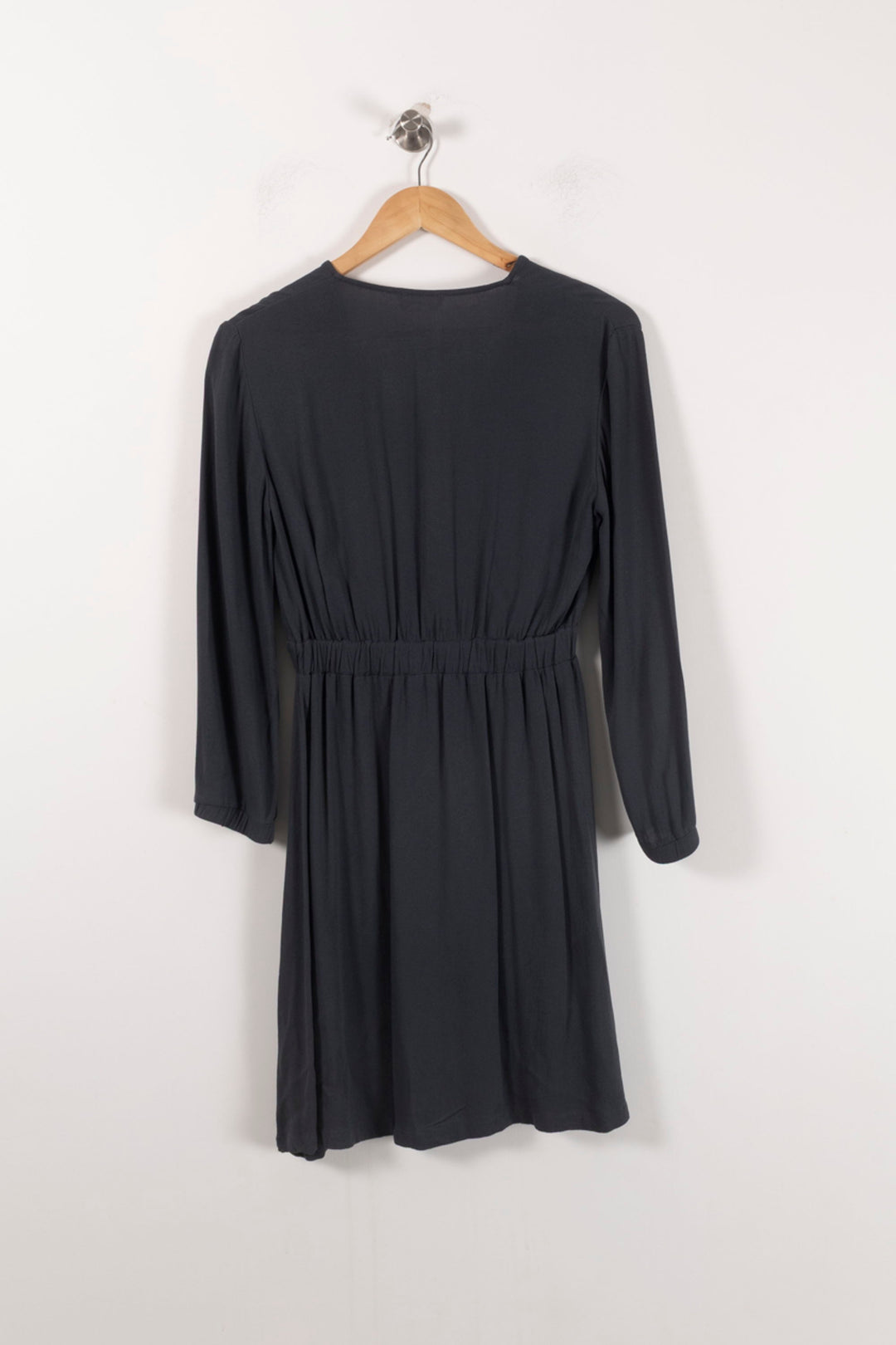 Robe Cache-Cœur Grise - Taille XS/34 de la marque American Vintage | PARAD92389 - Vendu par Paradigme - Image 4