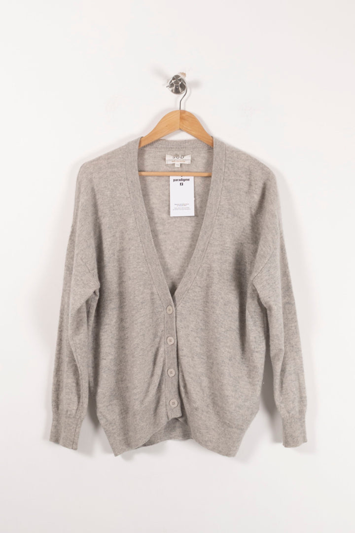 Cardigan Gris - Taille XS/34 de la marque Sud express | PARAD92394 - Vendu par Paradigme - Image 2