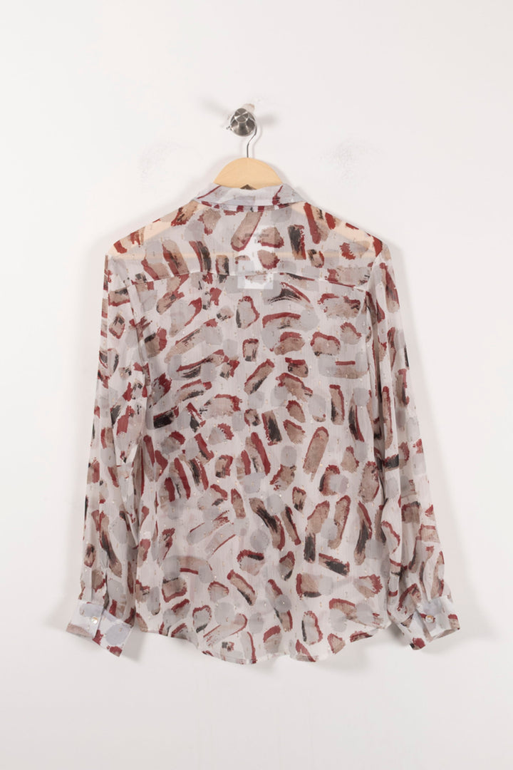 Chemise Blanche et Rouge - Taille S/36 de la marque Sud express | PARAD92401 - Vendu par Paradigme - Image 4