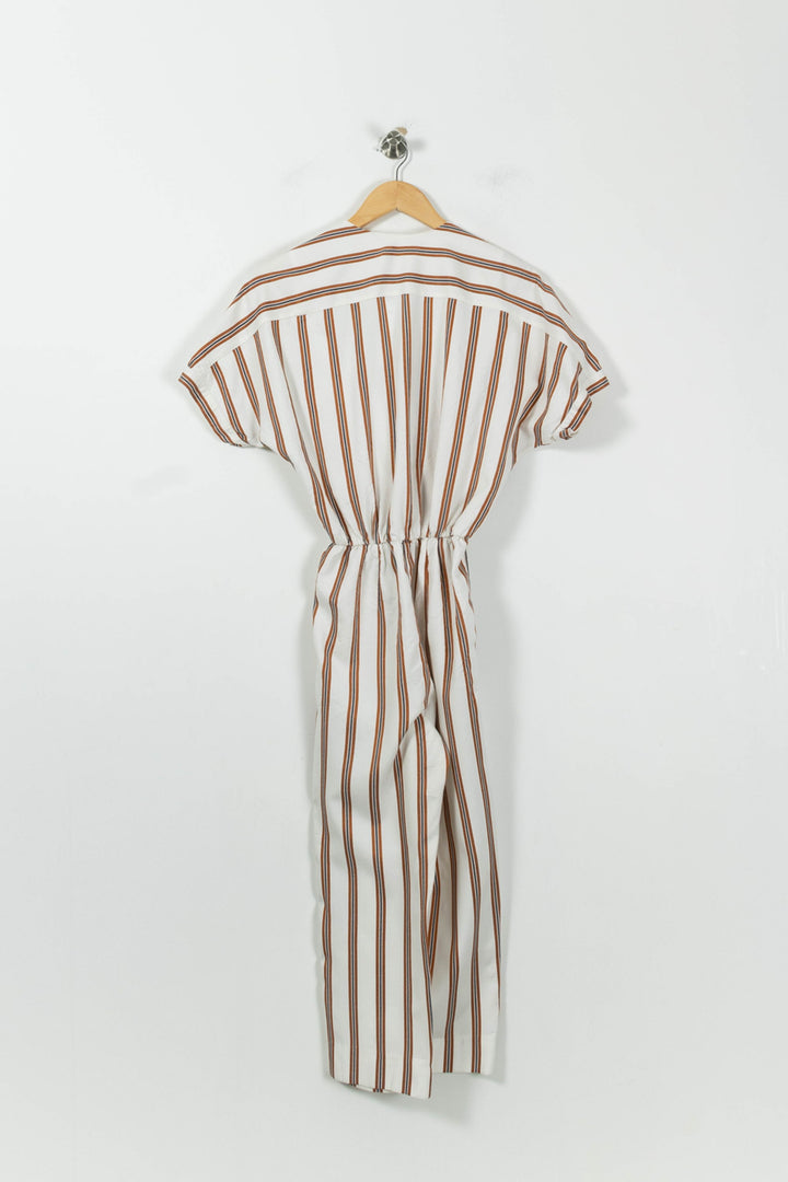 Combinaison Blanche et Marron - Taille XS/34 de la marque Maje | PARAD92403 - Vendu par Paradigme - Image 4