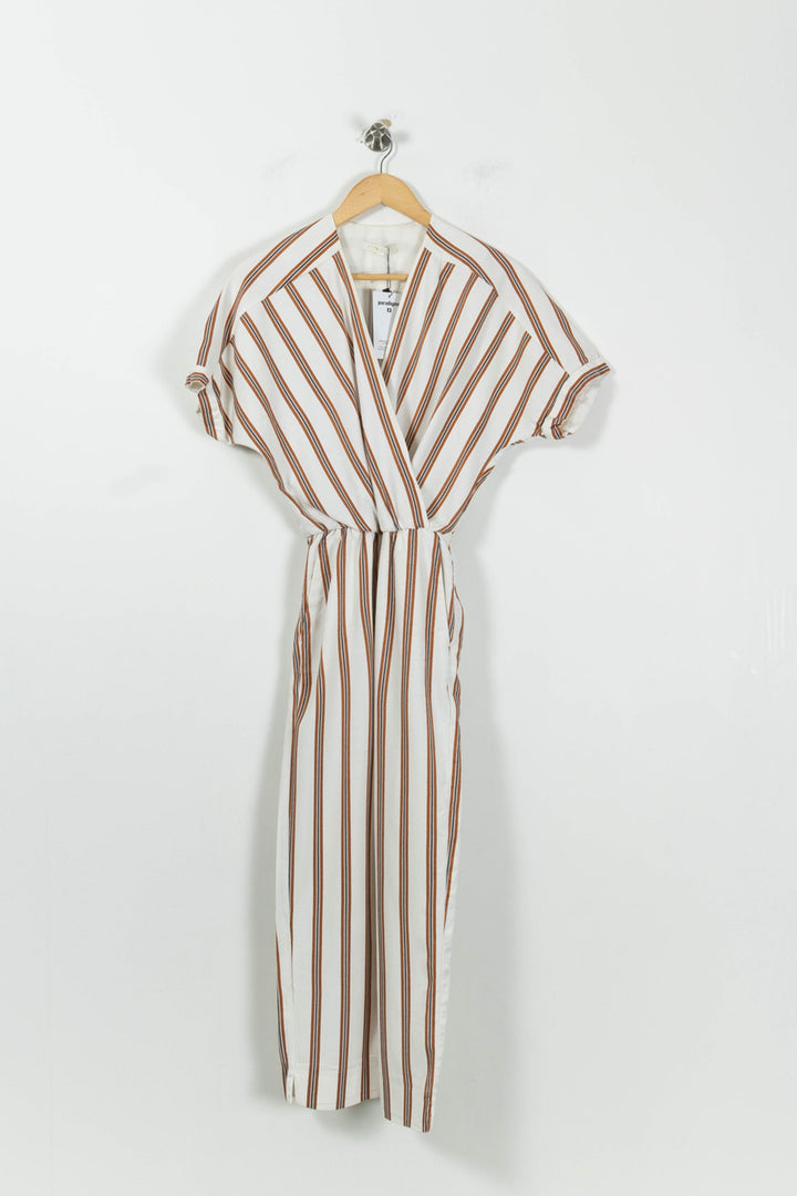 Combinaison Blanche et Marron - Taille XS/34 de la marque Maje | PARAD92403 - Vendu par Paradigme - Image 2