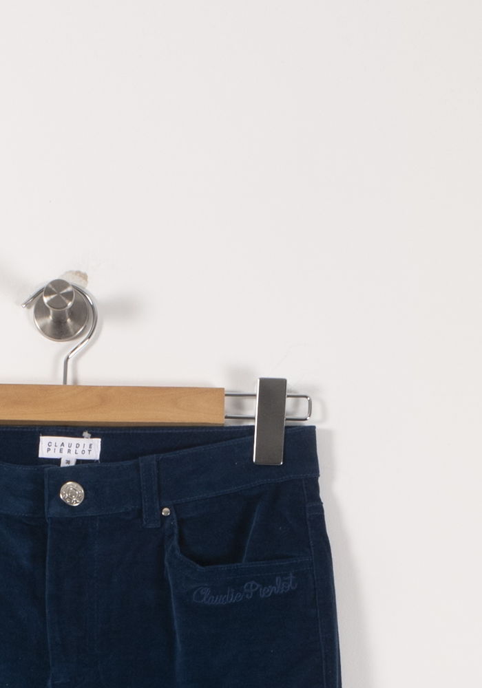 Pantalon Bleu - Taille S/36 de la marque Claudie Pierlot | PARAD92412 - Vendu par Paradigme - Image 3