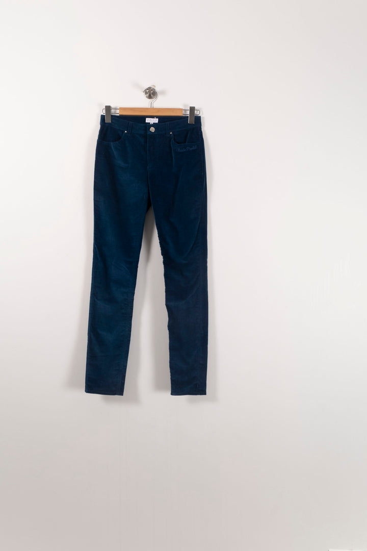 Pantalon Bleu - Taille S/36 de la marque Claudie Pierlot | PARAD92412 - Vendu par Paradigme - Image 2