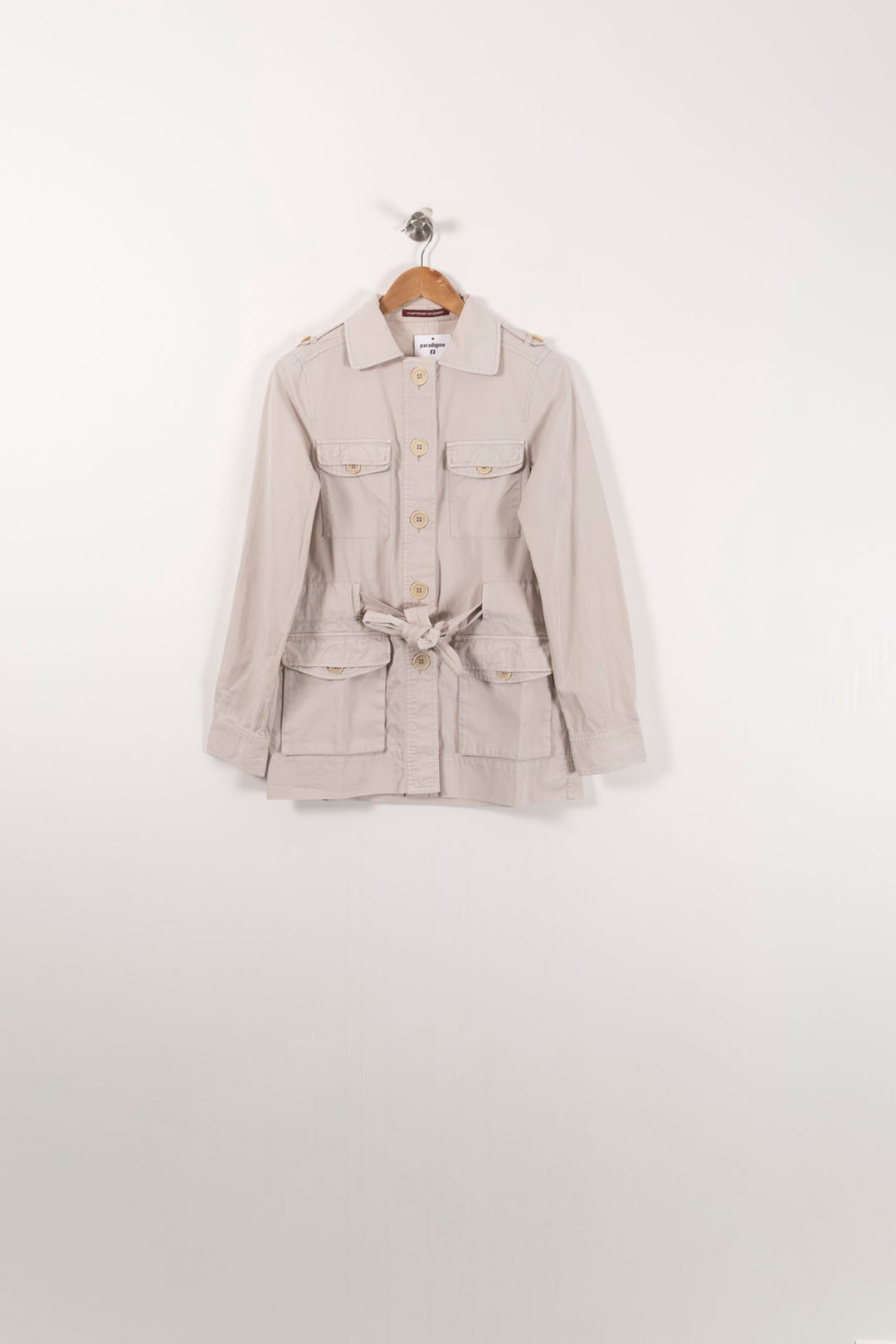 Veste Saharienne Blanche - Taille M/38 de la marque Comptoir des Cotonniers | PARAD92420 - Vendu par Paradigme - Image 2