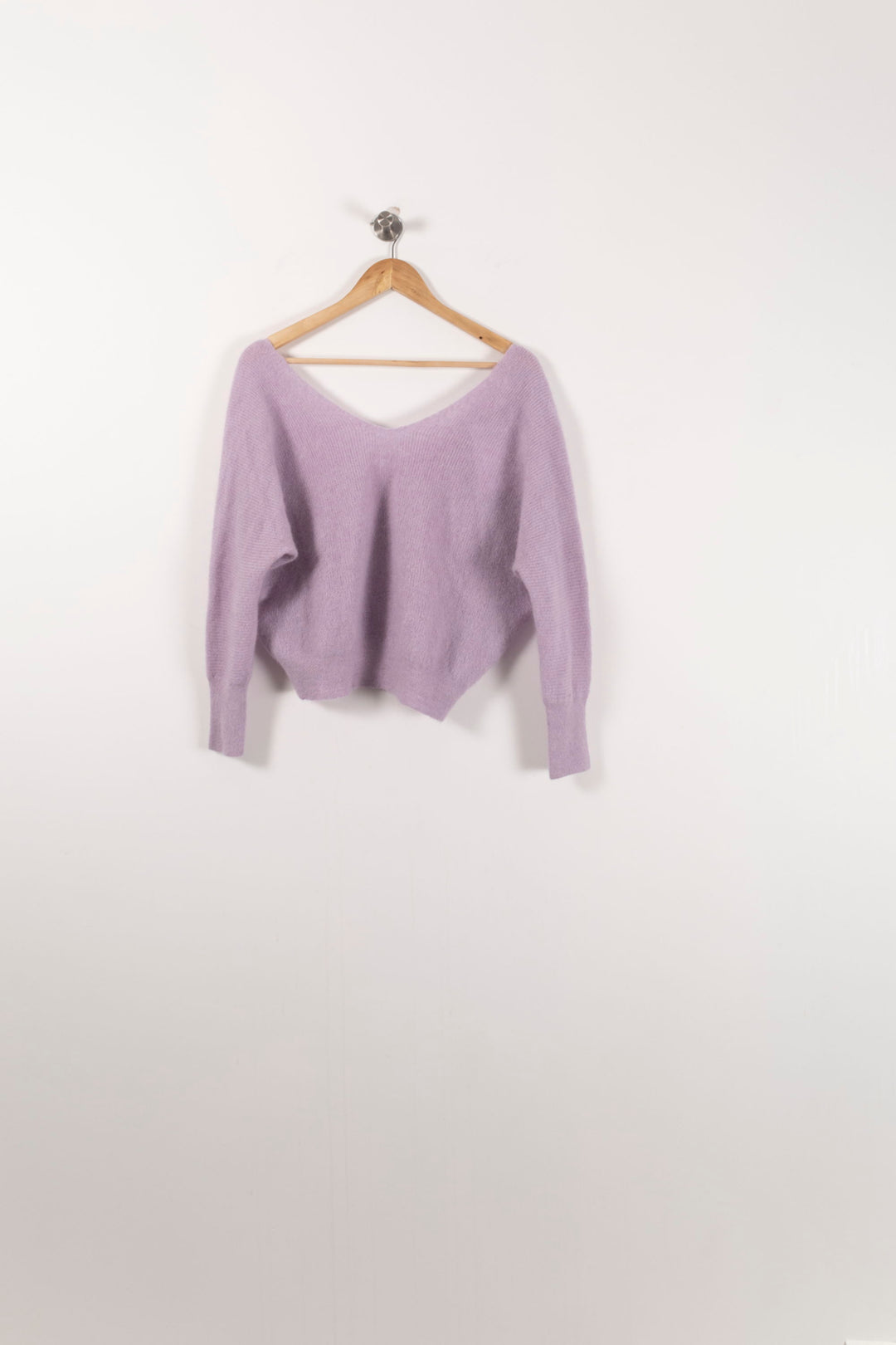 Pull Violet - Taille S/36 de la marque ba&sh | PARAD92423 - Vendu par Paradigme - Image 2