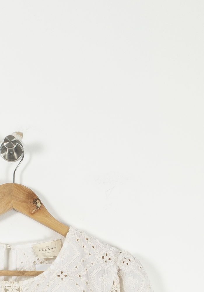 Blouse Blanche - Taille M/38 de la marque Sézane | PARAD92428 - Vendu par Paradigme - Image 3