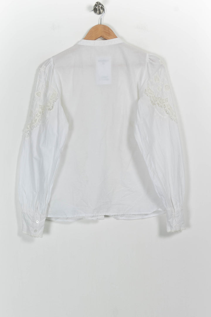Blouse Blanche - Taille L/40 de la marque Sézane | PARAD92431 - Vendu par Paradigme - Image 4