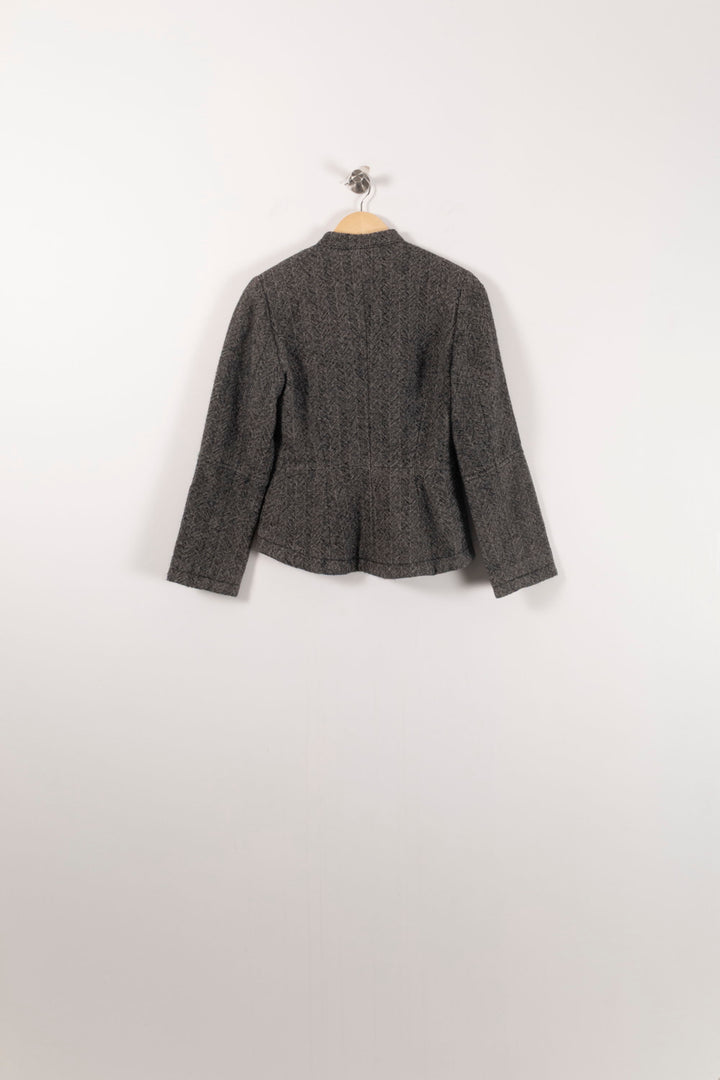 Veste Grise - Taille L/40 de la marque Tara Jarmon | PARAD92440 - Vendu par Paradigme - Image 4