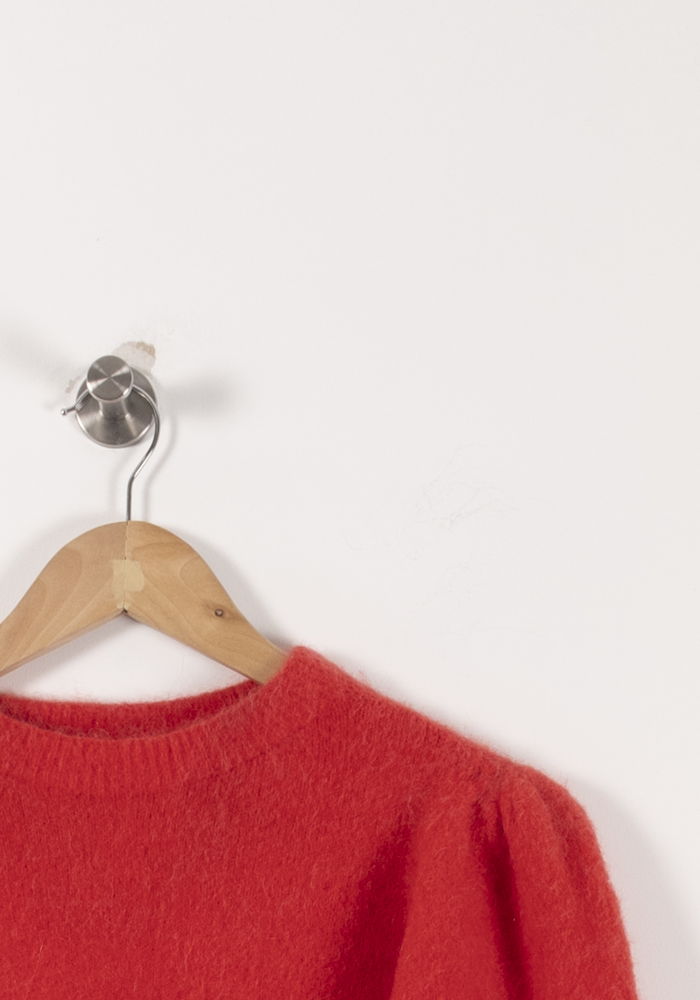 Pull Rouge - Taille XS/34 de la marque Léon & Harper | PARAD92446 - Vendu par Paradigme - Image 3