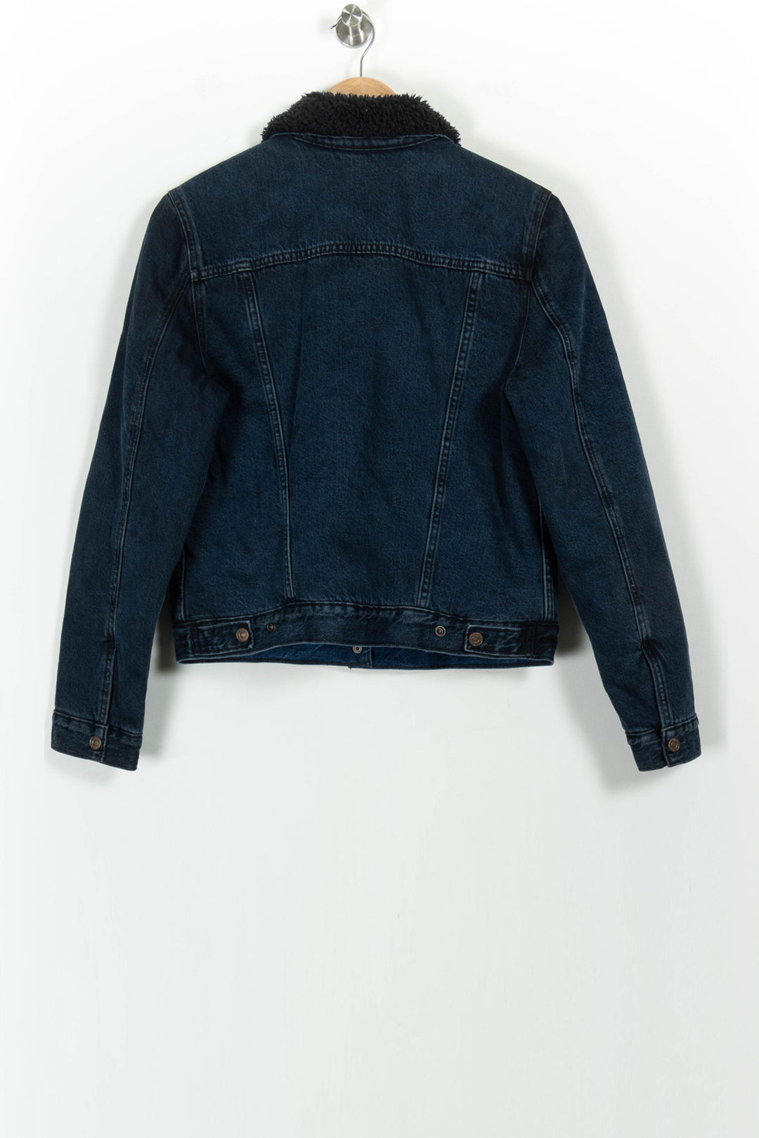 Veste en jean Bleu et Noir - Taille S/36 de la marque Levi's | PARAD92448 - Vendu par Paradigme - Image 4