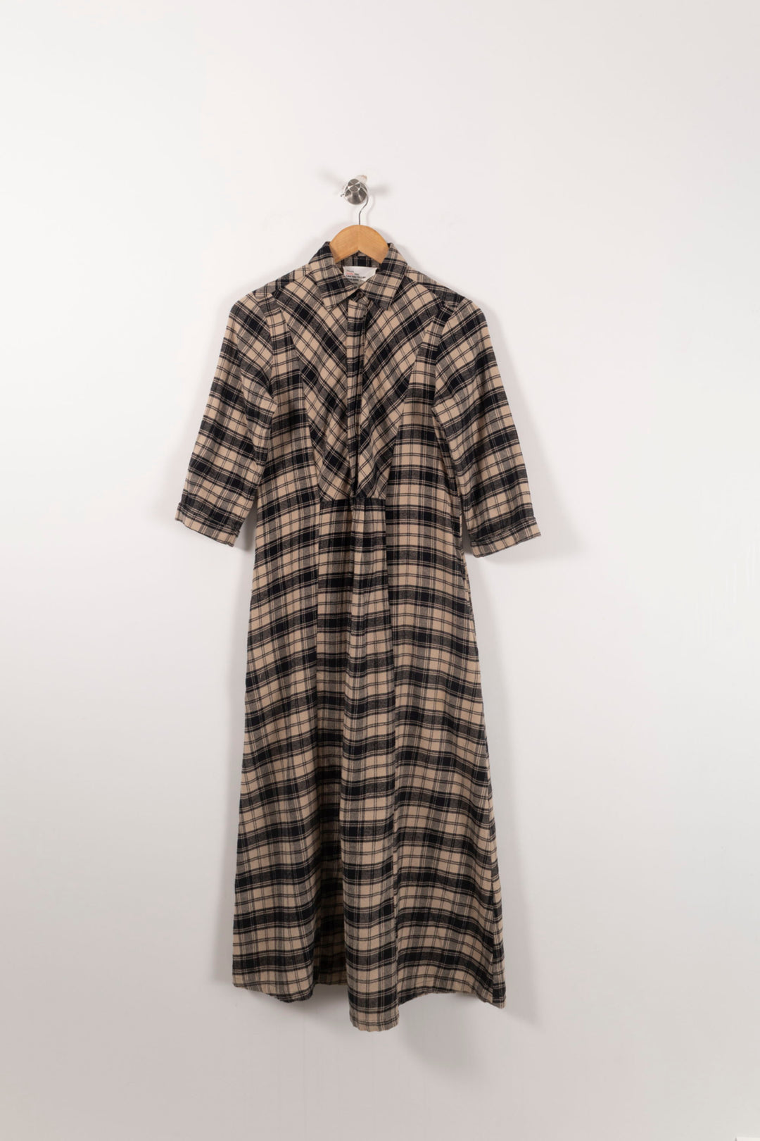 Robe Longue Grise et Noire - Taille XS/34 de la marque Léon & Harper | PARAD92449 - Vendu par Paradigme - Image 2