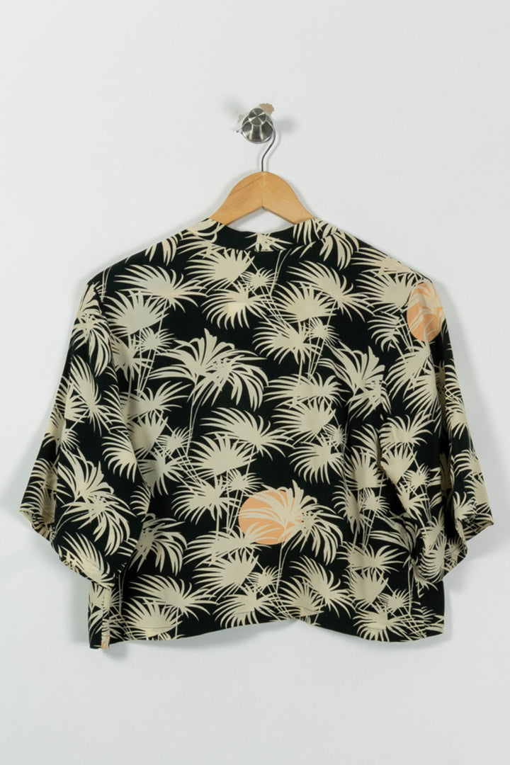 Kimono Vert et Beige - Taille S/36 de la marque Des petits hauts | PARAD92452 - Vendu par Paradigme - Image 4