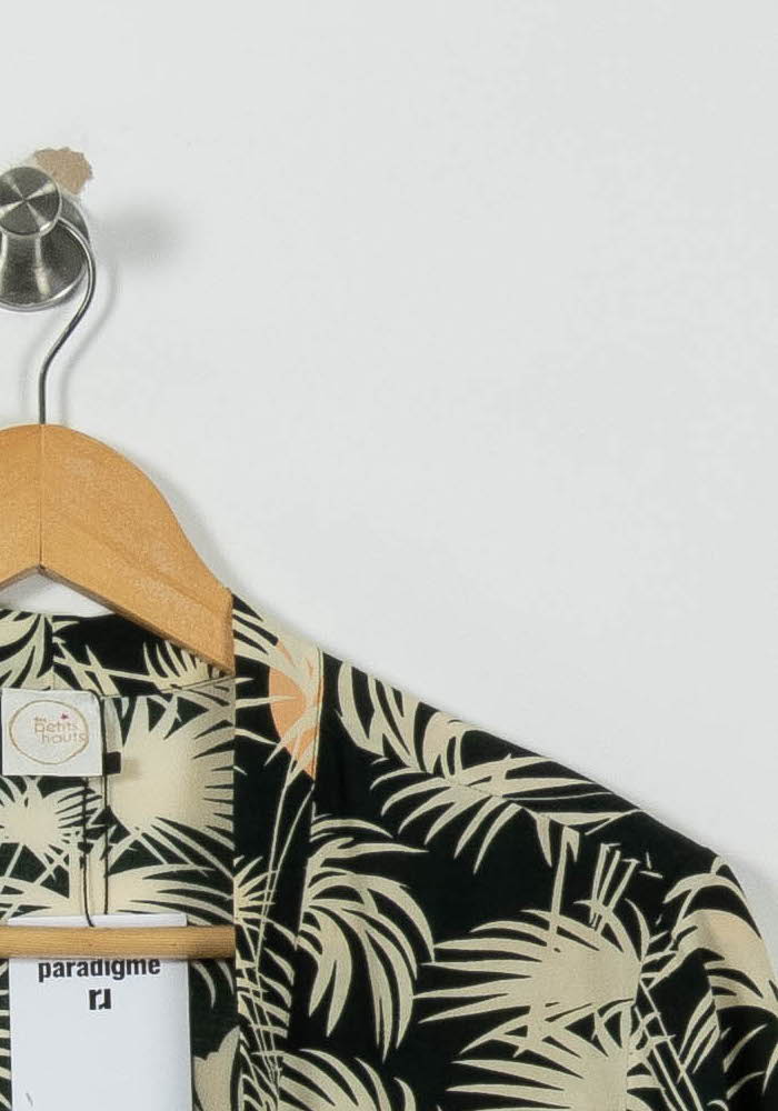 Kimono Vert et Beige - Taille S/36 de la marque Des petits hauts | PARAD92452 - Vendu par Paradigme - Image 3