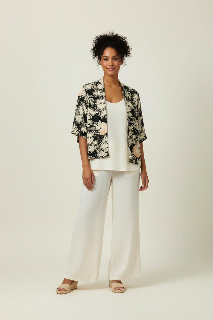 Kimono Vert et Beige - Taille S/36 de la marque Des petits hauts | PARAD92452 - Vendu par Paradigme - Image 1
