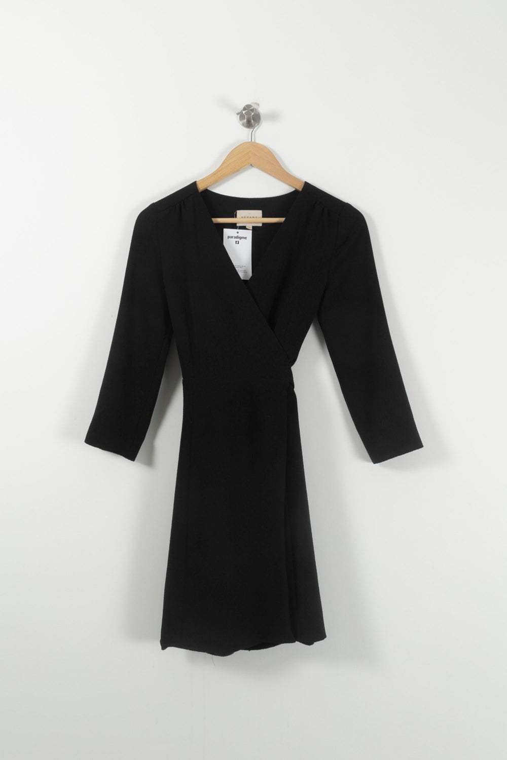 Robe Noire - Taille XS/34 de la marque Sézane | PARAD92456 - Vendu par Paradigme - Image 2