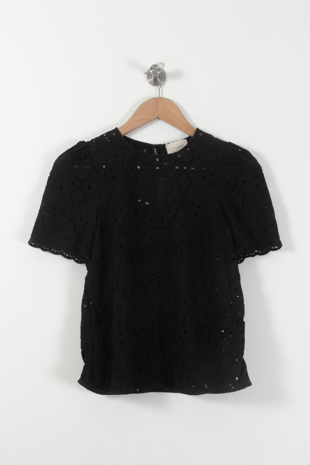 Blouse Noire - Taille XS/34 de la marque Sézane | PARAD92460 - Vendu par Paradigme - Image 2