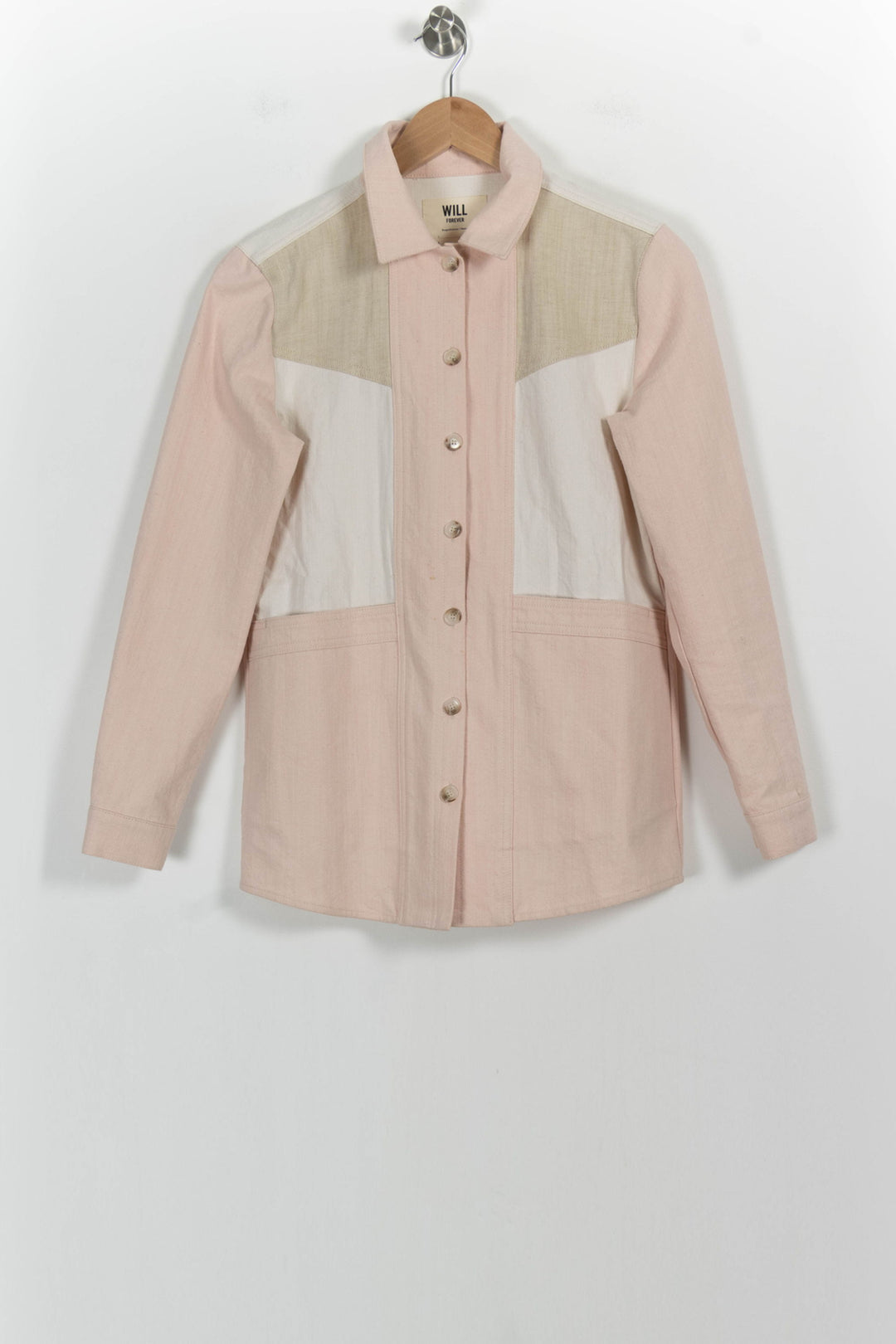 Veste courte rose et beige - Taille XXS/32 de la marque Weill | PARAD92462 - Vendu par Paradigme - Image 2