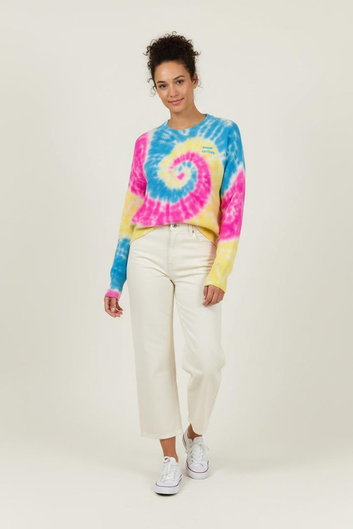 Pull Col Rond Bleu Rose et Jaune - Taille S/36 de la marque From Future | PARAD92463 - Vendu par Paradigme - Image 1