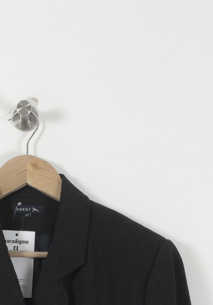 Blazer Gris - Taille S/36 de la marque Soeur | PARAD92464 - Vendu par Paradigme - Image 3