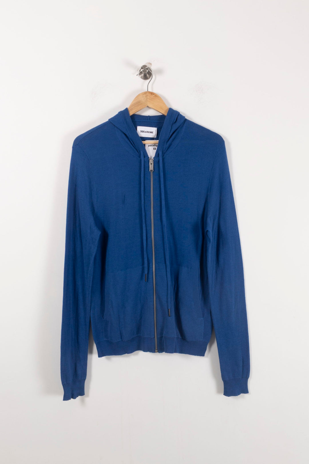Gilet à Capuche Bleu - Taille XS/34 de la marque Zadig&Voltaire | PARAD92467 - Vendu par Paradigme - Image 2
