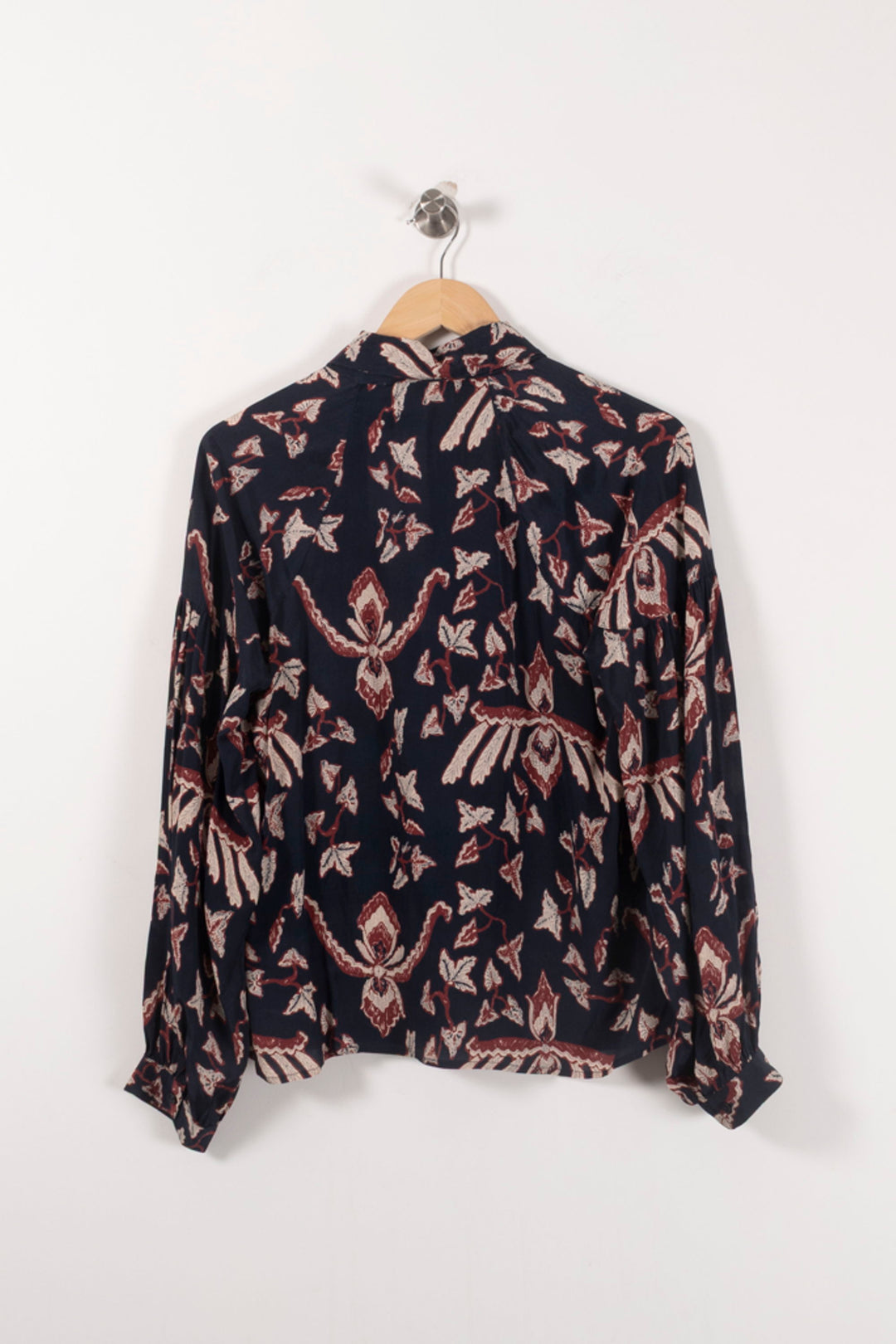 Blouse Bleu et Bordeaux - Taille S/36 de la marque ba&sh | PARAD92469 - Vendu par Paradigme - Image 4