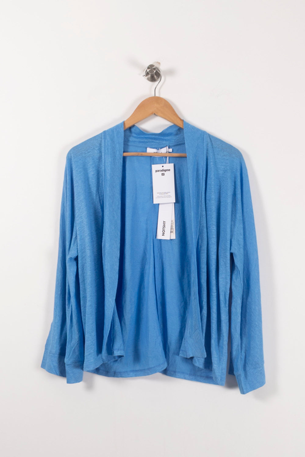 Cardigan Bleu - Taille S/36 de la marque Notshy Cashmere | PARAD92475 - Vendu par Paradigme - Image 2