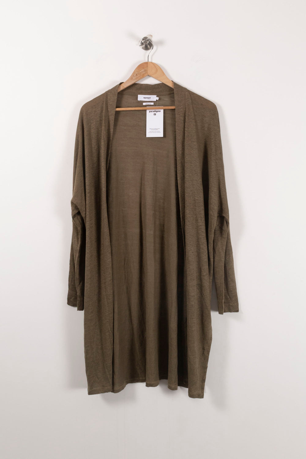 Cardigan Vert - Taille S/36 de la marque Notshy Cashmere | PARAD92477 - Vendu par Paradigme - Image 2