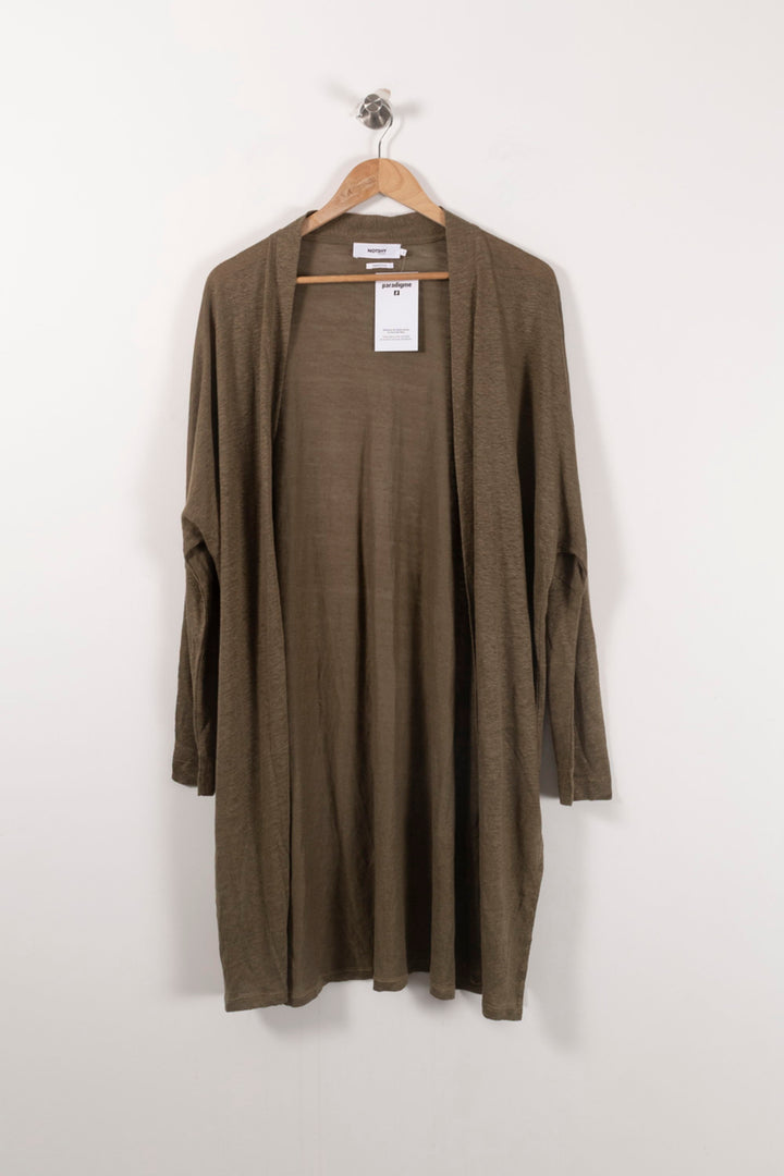 Cardigan Vert - Taille S/36 de la marque Notshy Cashmere | PARAD92477 - Vendu par Paradigme - Image 2