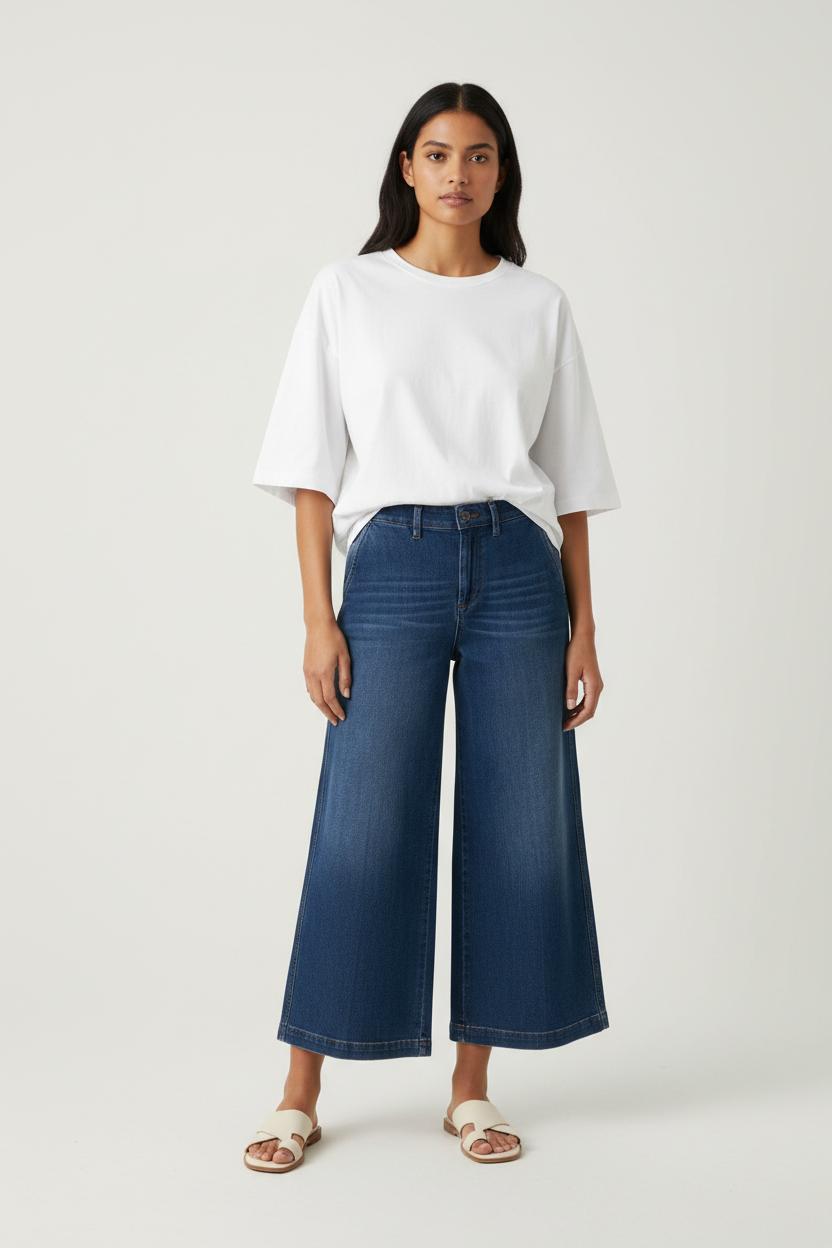 Jean Large Bleu - Taille M/38 de la marque Chloé Stora | PARAD92480 - Vendu par Paradigme - Image 1