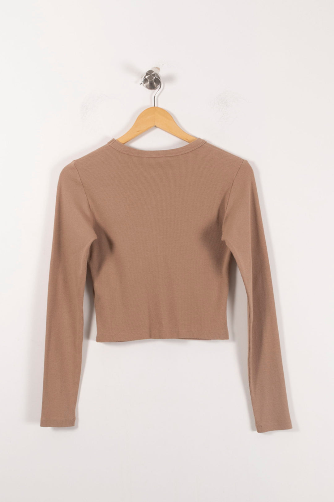 Top Manches Longues Beige - Taille M/38 de la marque Kookai | PARAD92482 - Vendu par Paradigme - Image 4