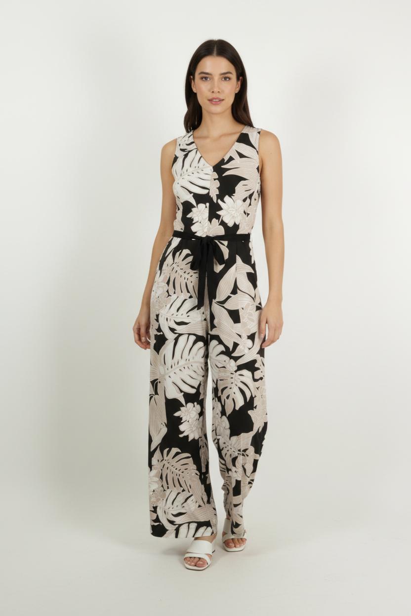 Combinaison Noire et Beige - Taille S/36 de la marque La Fée Maraboutée | PARAD92487 - Vendu par Paradigme - Image 1