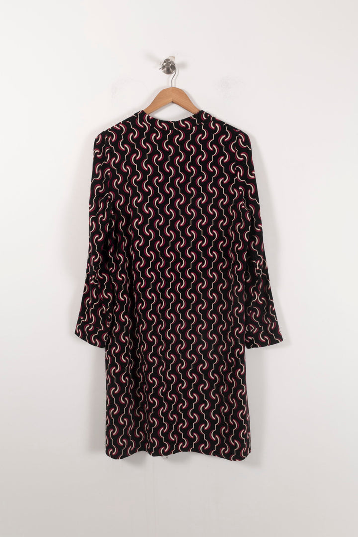 Robe Noire et Rose - Taille L/40 de la marque La Fée Maraboutée | PARAD92501 - Vendu par Paradigme - Image 4