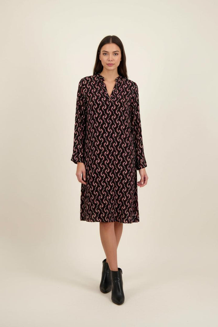 Robe Noire et Rose - Taille L/40 de la marque La Fée Maraboutée | PARAD92501 - Vendu par Paradigme - Image 1