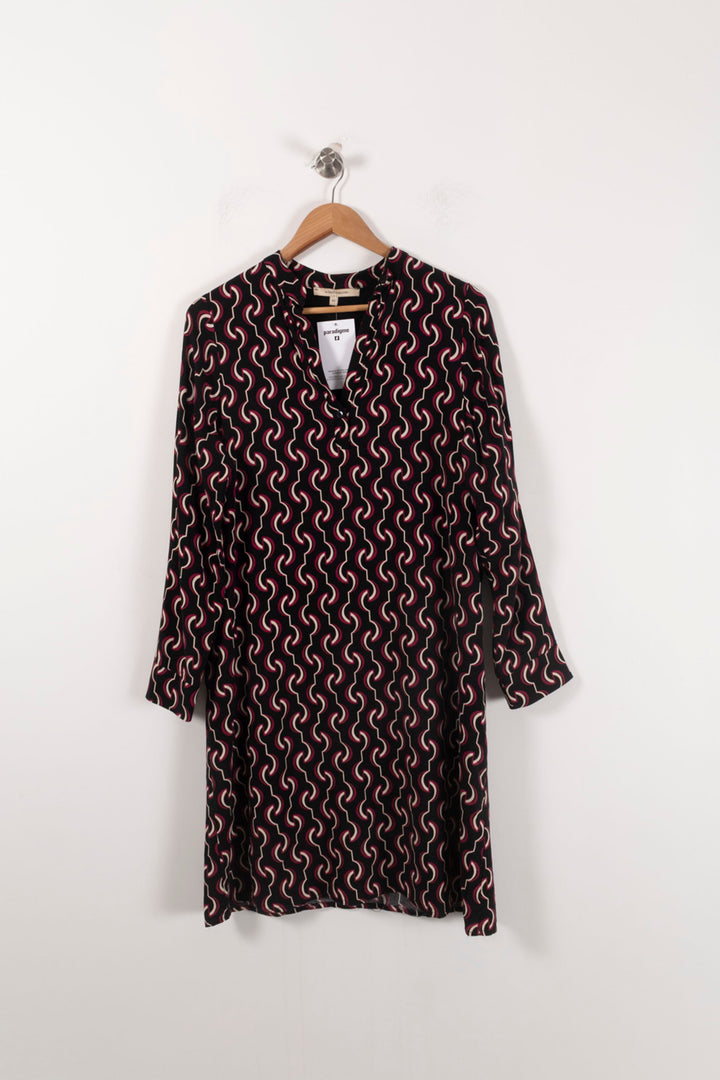 Robe Noire et Rose - Taille L/40 de la marque La Fée Maraboutée | PARAD92501 - Vendu par Paradigme - Image 2