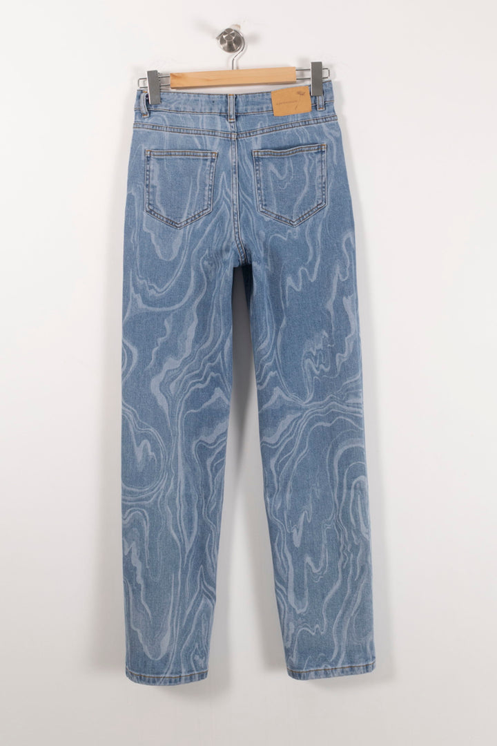 Jean Bleu - Taille S/36 de la marque La Fée Maraboutée | PARAD92503 - Vendu par Paradigme - Image 4