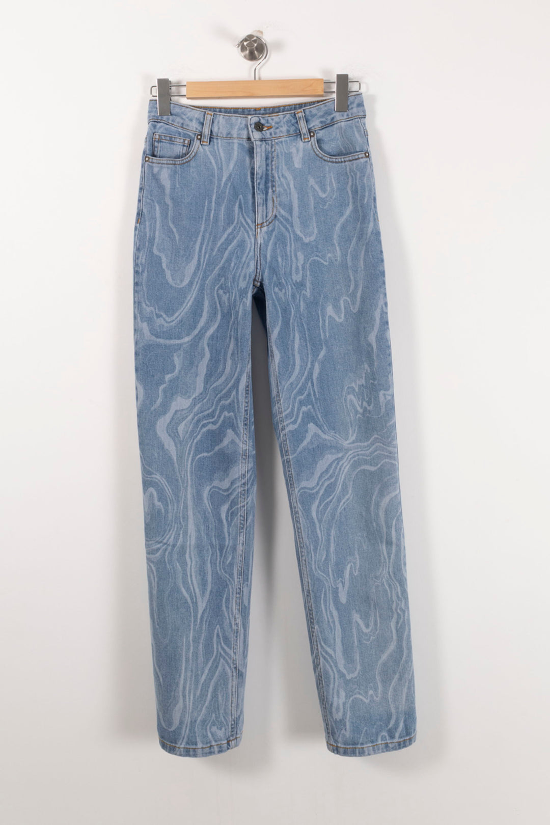 Jean Bleu - Taille S/36 de la marque La Fée Maraboutée | PARAD92503 - Vendu par Paradigme - Image 2