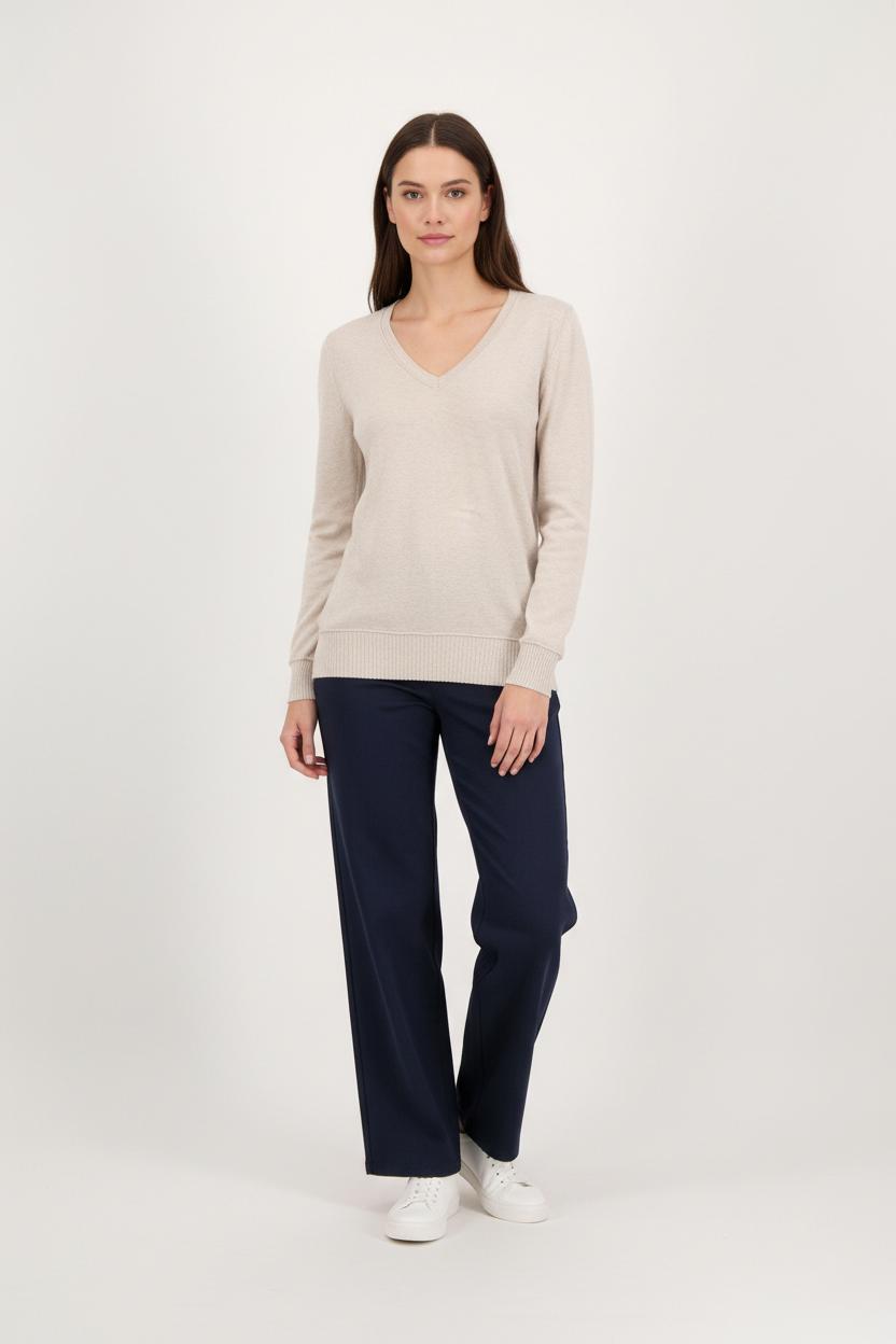Pull Beige - Taille S/36 de la marque Sud express | PARAD92504 - Vendu par Paradigme - Image 1