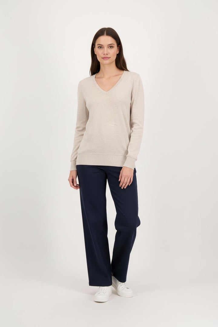 Pull Beige - Taille S/36 de la marque Sud express | PARAD92504 - Vendu par Paradigme - Image 1